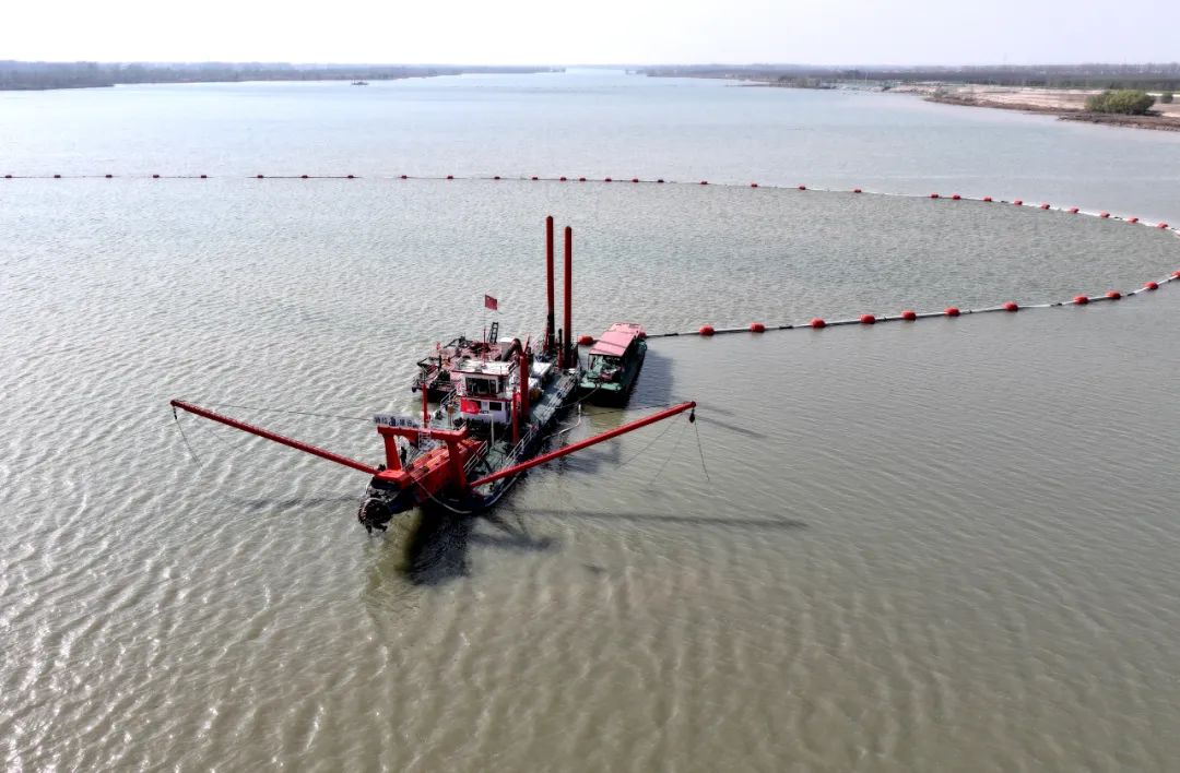 多家媒體報(bào)道！HID浩海挖泥船助力黃河故道水生態(tài)治理工程